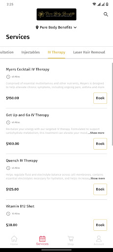 Pure Body Mobile Screenshot 2 - AppWisp.com