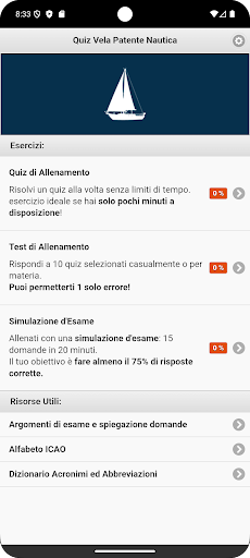 Quiz Vela Patente Nautica