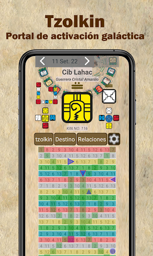 Android application Almanaque Maya screenshort