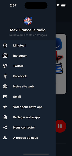 Maxi France radio Screenshot 2 - AppWisp.com