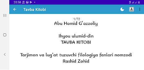 Tavba Kitobi poster 9