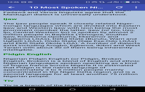 10 Spoken Nigerian Languages