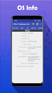 Captura de Pantalla 13 CPU-Z Hardware Info android