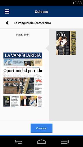 LA VANGUARDIA EDICIÓN IMPRESA Screen 2