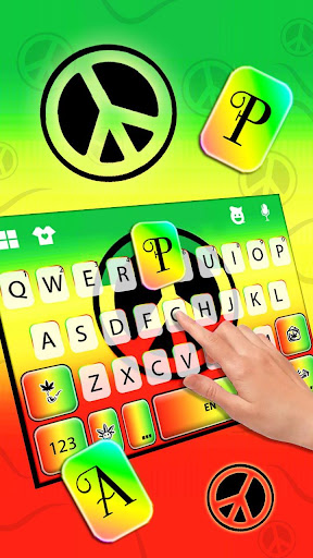 Peace Reggae Keyboard Theme Screen 3