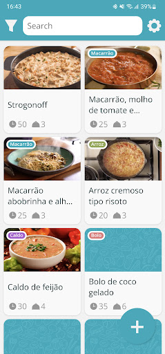 Android application Cookbook screenshort
