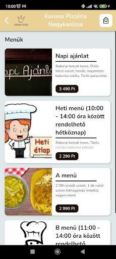 Korona Pizzéria Nagykanizsa Screen 2
