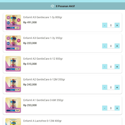 Android application Bunda babyshop screenshort