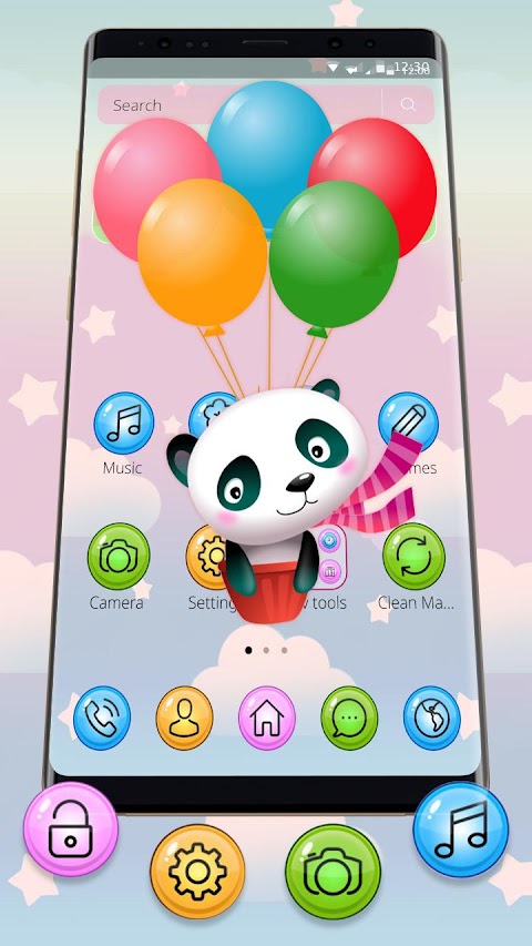 Cute panda theme listのおすすめ画像4