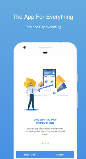 Android application EPI PAY screenshort