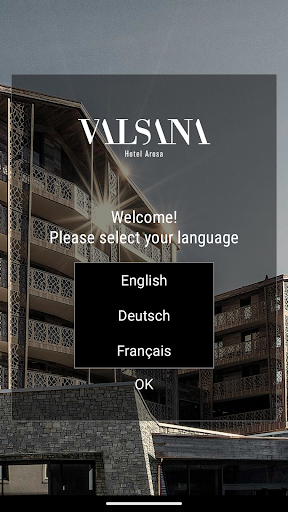 Android application Hotel Valsana Arosa screenshort