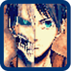 Titan Eren Pixel Art