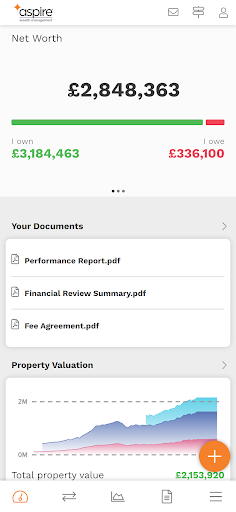 Android application My Aspire Wealth Portal screenshort