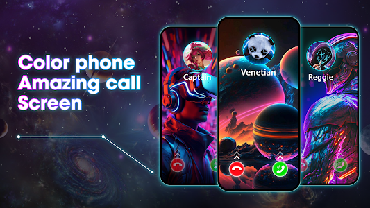 Call Screen: Color Theme Phone Unknown