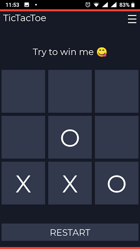Tic Tac Toe Screen 3