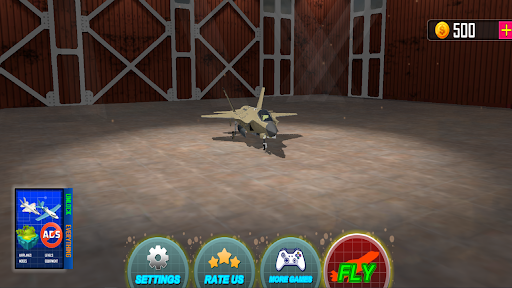 Android application City Pilot Flight 3D Simulator screenshort