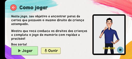 Para aprender e memorizar Screen 2