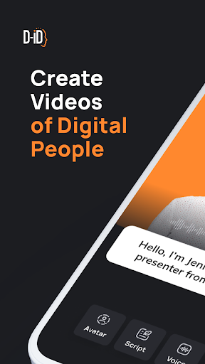Android application D-ID: AI Video Generator screenshort