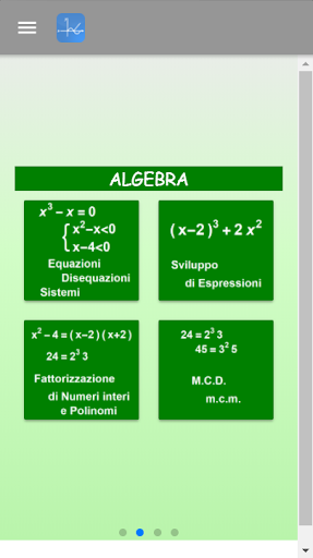 Android application Mathematica School screenshort