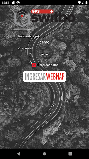 Android application Switbo GPS screenshort