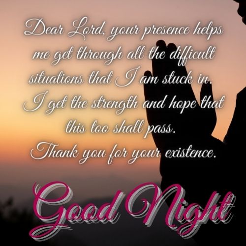 Good Night Prayer And Blessing