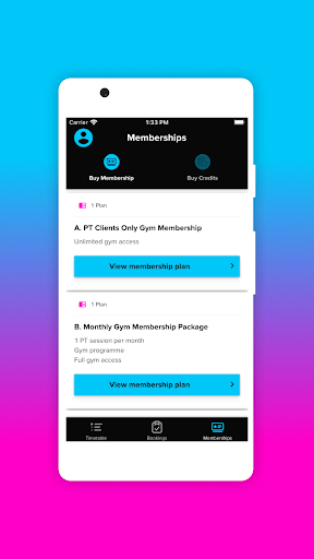 The Fitness Bar Screen 3