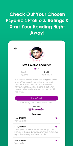 Online Psychic Advice Screenshot 4 - AppWisp.com