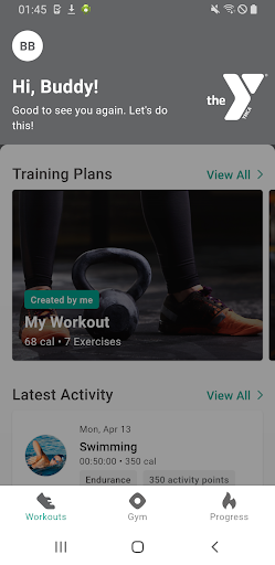 Android application Door County YMCA screenshort
