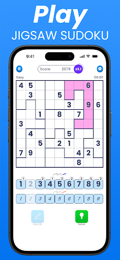 Sudoku Shapes screenshot
