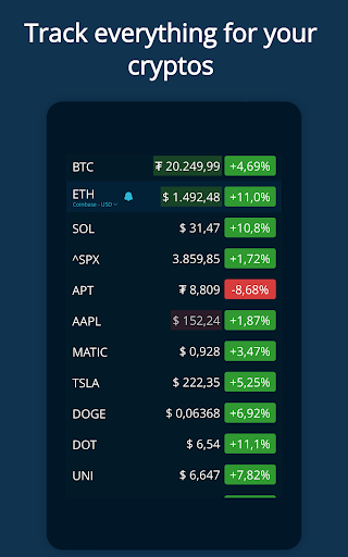 HODL Real-Time Crypto Tracker 9
