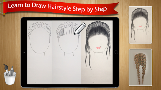 Hairstyles Sketch Learn to Draw Hairstyles v1.7 MOD APK (Unlimited Money) Free For Android 3