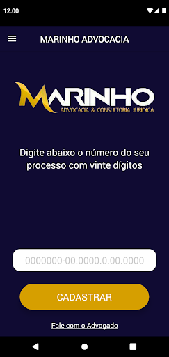 Android application Marinho Advocacia screenshort