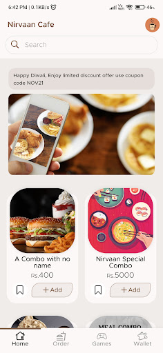 Nirvaan Cafe Screen 3