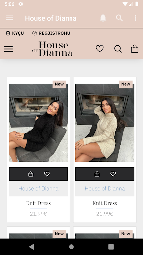 Android application House of Dianna screenshort