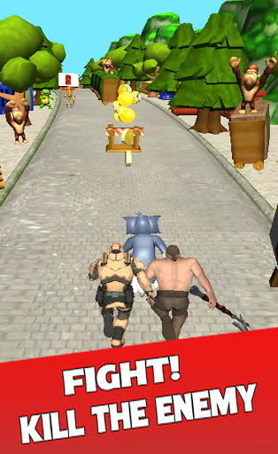 Tom and Mouse Rush Jungle Game Fast Subway Zoo Run