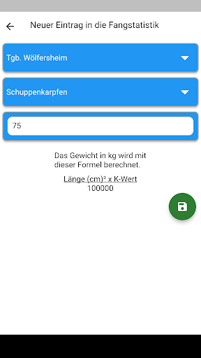 Android application ASV-Mitglied screenshort
