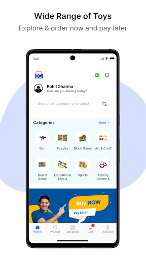 Android application Khilonamart: B2B Toy Store screenshort