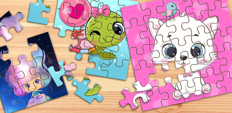 Puzzles: game for girls