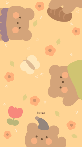 Android application 카카오톡 테마 - 곰돌이 봄 (카톡테마) screenshort