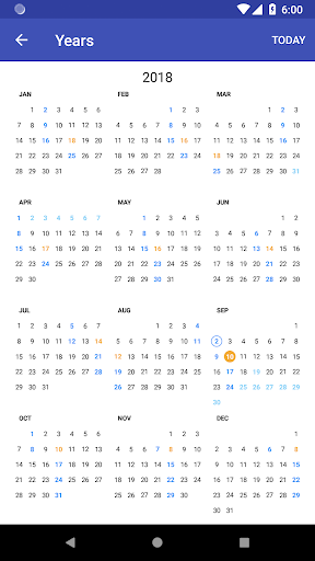 WLC Biblical Calendar Screenshot 4 - AppWisp.com