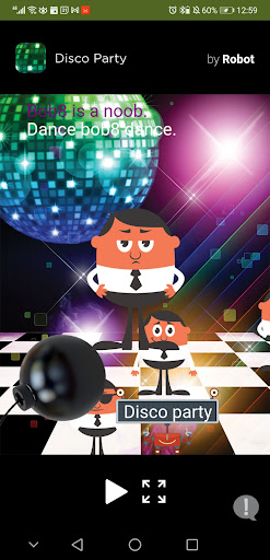 Android application Joey's Party screenshort