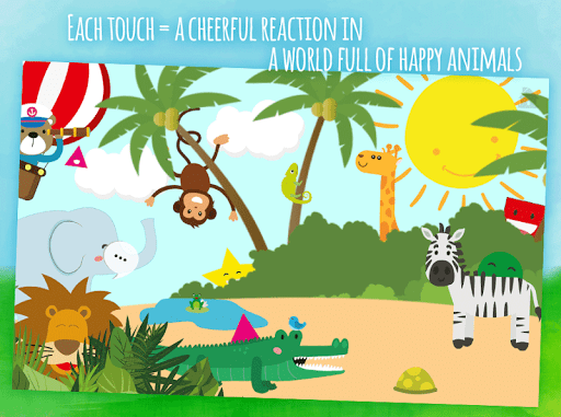 Android application Animals learn words for kids screenshort