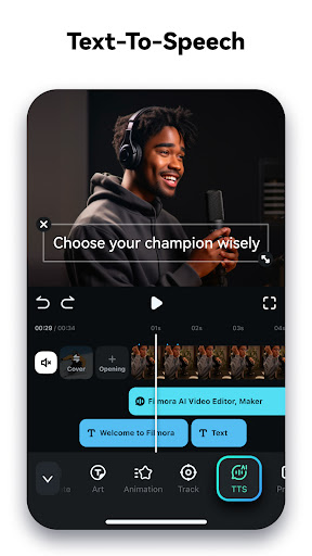 Filmora：AI Video Editor, Maker