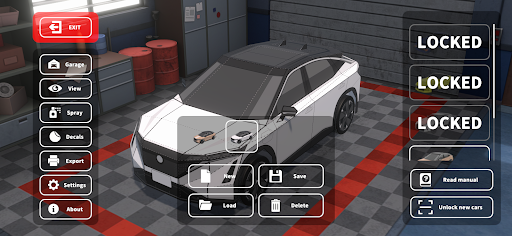 Papercraft Auto Shop: N Screen 2