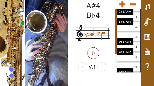 Captura de Pantalla 3 2D Saxofón Notas android