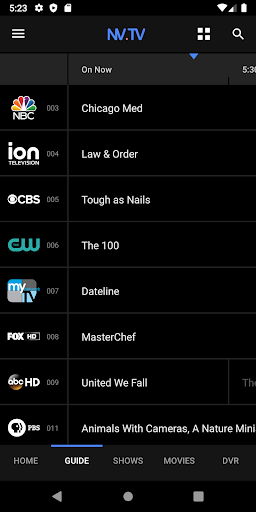 Screenshot of NV.TV