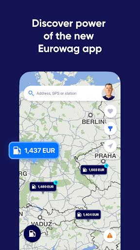Android application Eurowag screenshort