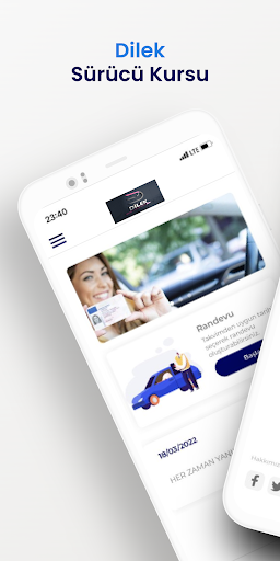 Android application Dilek Sürücü Kursu screenshort
