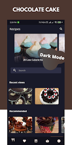 Captura 2 Chocolate Cake Recipes Offline android