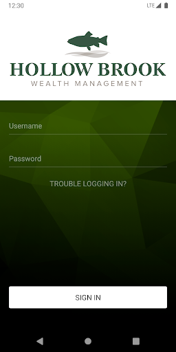 Android application Hollow Brook Wealth Management screenshort